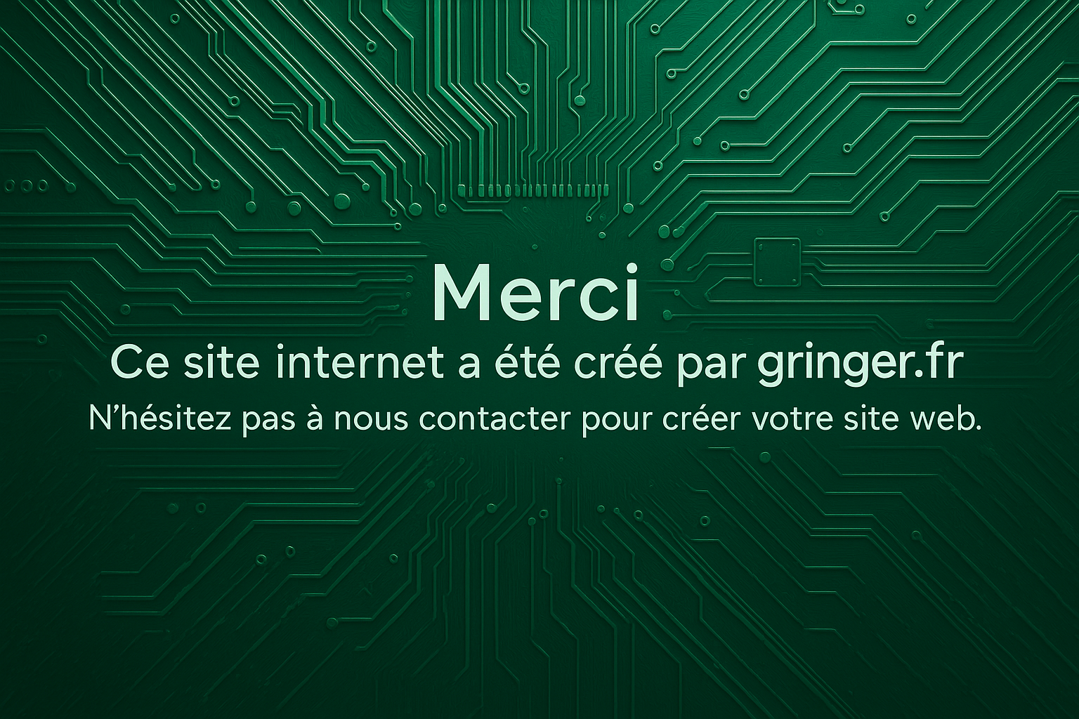 Merci – Créé par Gringer.fr